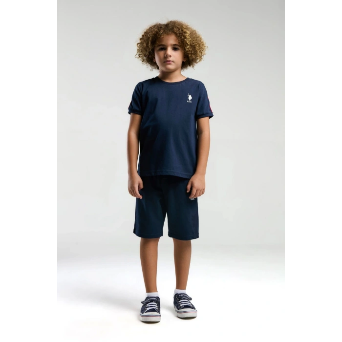 ERKEK ÇOCUK BERMUDA TAKIM - LACİVERT