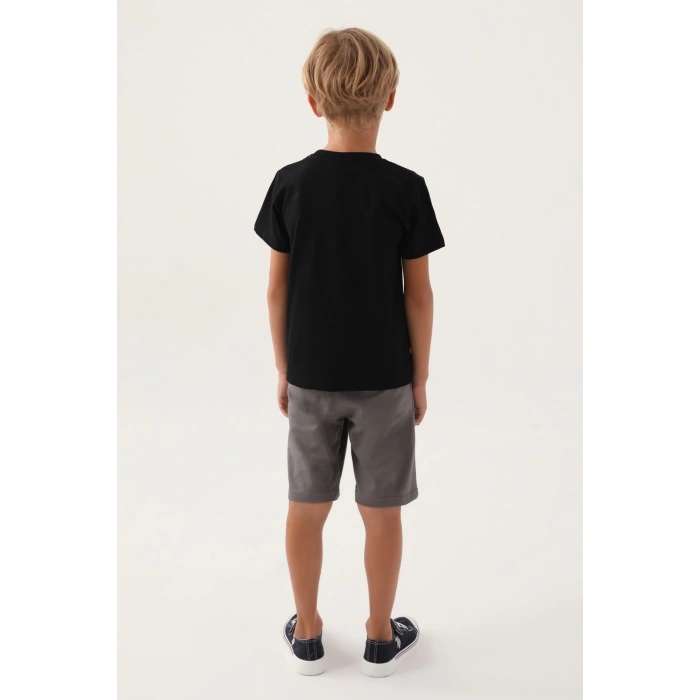 ERKEK ÇOCUK BERMUDA TAKIM - SİYAH
