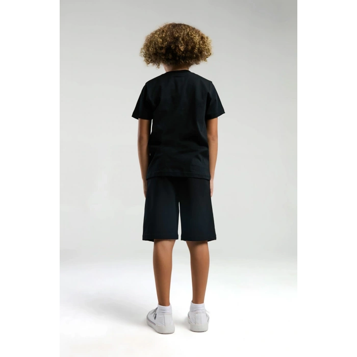 ERKEK ÇOCUK BERMUDA TAKIM - siyah
