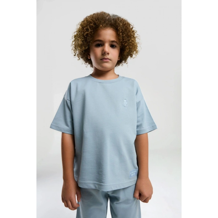 ERKEK ÇOCUK BERMUDA TAKIM - SOFT YEŞİL