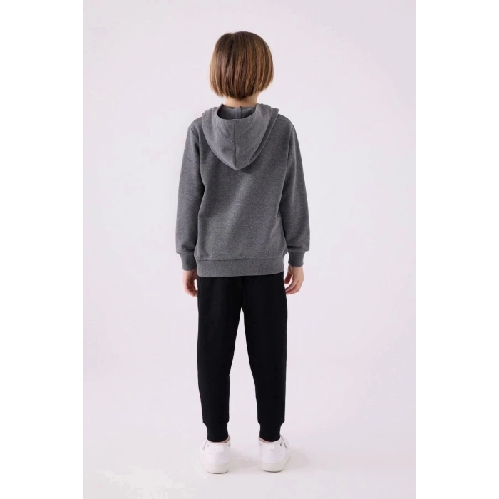 ERKEK ÇOCUK EŞOFMAN TAKIM - ANTRASİT MELANJ
