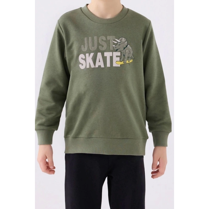 ERKEK ÇOCUK EŞOFMAN TAKIM - HAKİ