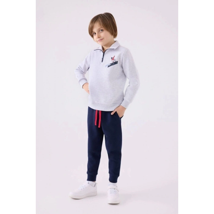 ERKEK ÇOCUK EŞOFMAN TAKIM - KAR MELANJ