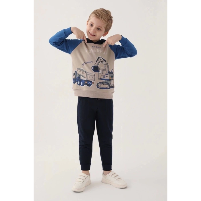 ERKEK ÇOCUK EŞOFMAN TAKIM - KUM