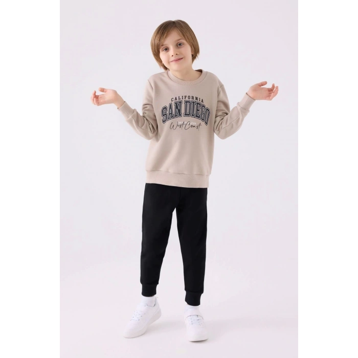 ERKEK ÇOCUK EŞOFMAN TAKIM - KUM