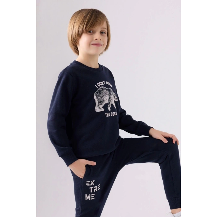 ERKEK ÇOCUK EŞOFMAN TAKIM - LACİVERT