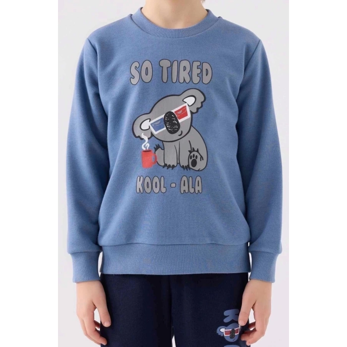 ERKEK ÇOCUK EŞOFMAN TAKIM - MAVİ