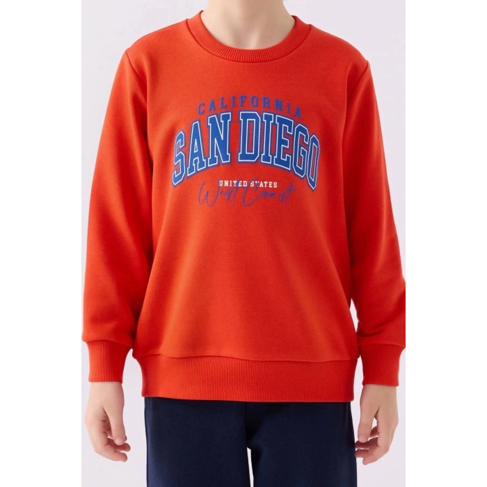 ERKEK ÇOCUK EŞOFMAN TAKIM - NAR ÇİÇEĞİ