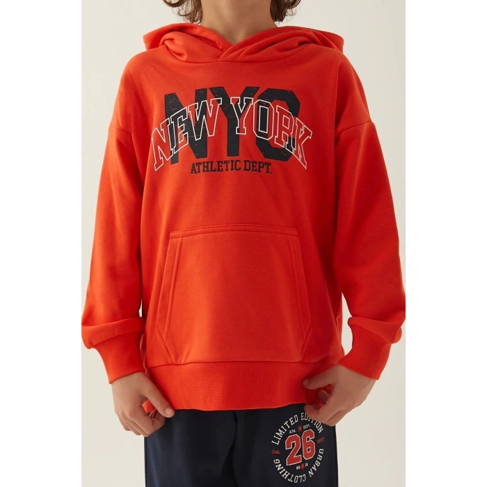 ERKEK ÇOCUK EŞOFMAN TAKIM - NAR ÇİÇEĞİ