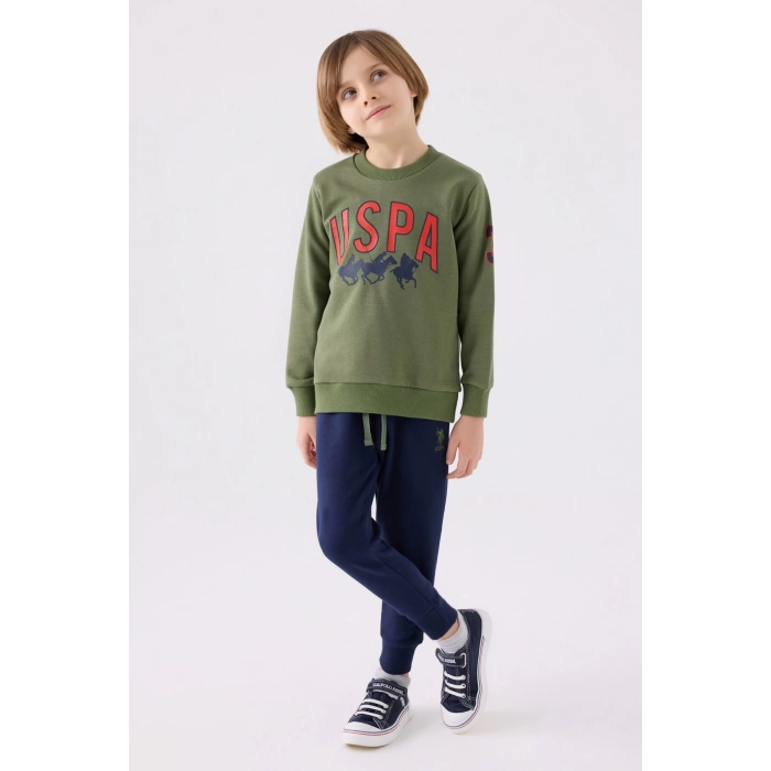 ERKEK ÇOCUK EŞOFMAN TAKIMI - HAKİ