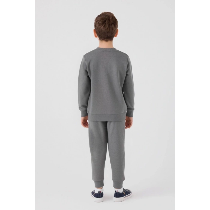 ERKEK ÇOCUK EŞOFMAN TAKIMI - K.GRİ