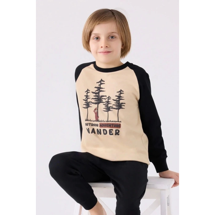 ERKEK ÇOCUK İKİLİ TAKIM - BEJ