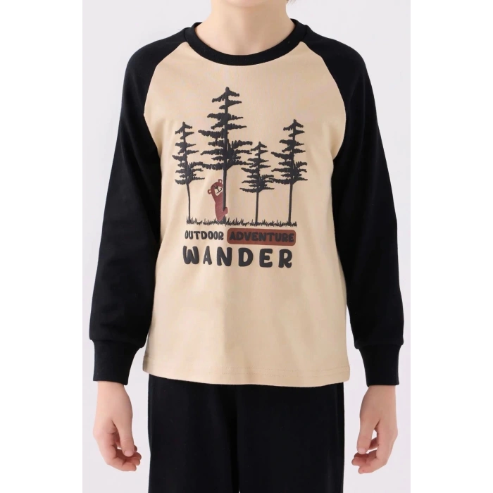 ERKEK ÇOCUK İKİLİ TAKIM - BEJ