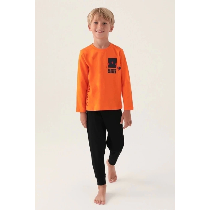 ERKEK ÇOCUK İKİLİ TAKIM - TURUNCU