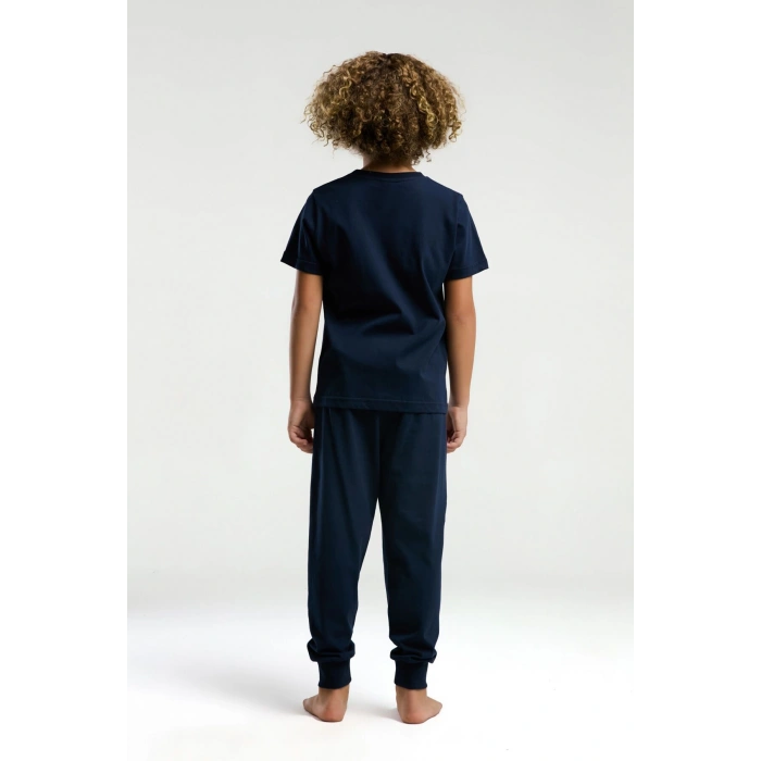 ERKEK ÇOCUK PİJAMA TAKIMI - LACİVERT