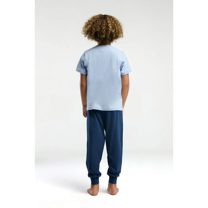 ERKEK ÇOCUK PİJAMA TAKIMI - MAVİ