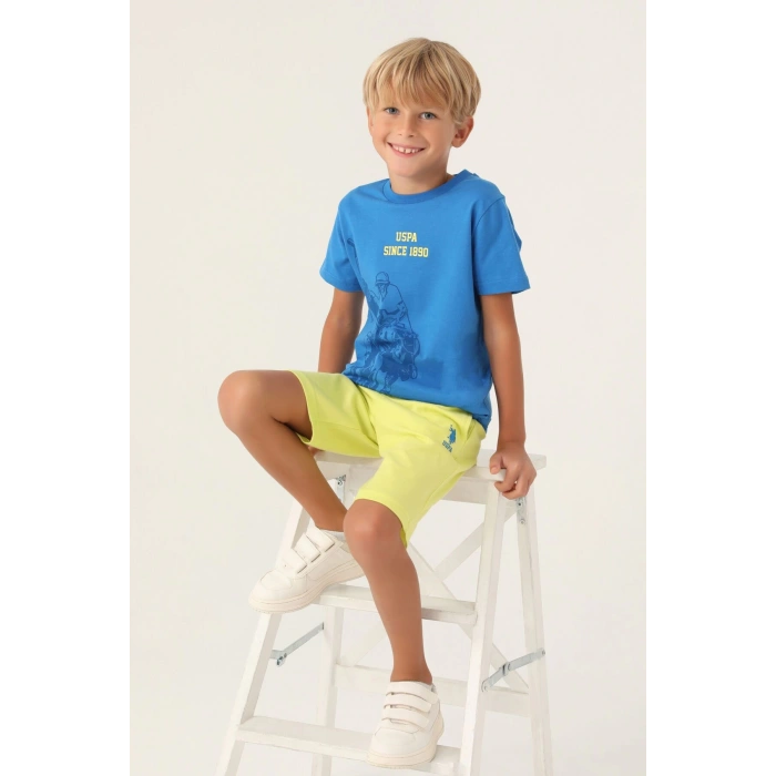 ERKEK GARSON BERMUDA TAKIM - COBALT