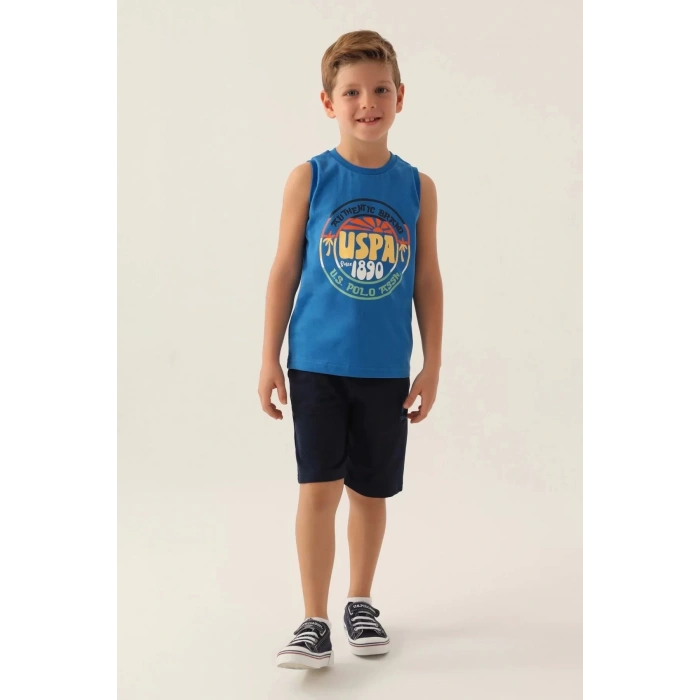 ERKEK GARSON BERMUDA TAKIM - COBALT