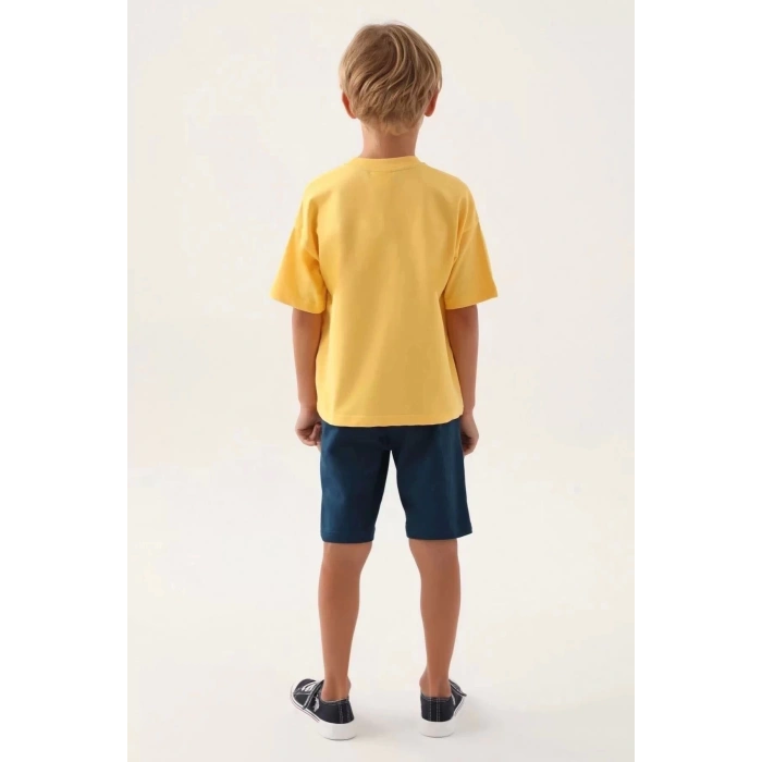 ERKEK GARSON BERMUDA TAKIM - LACİVERT