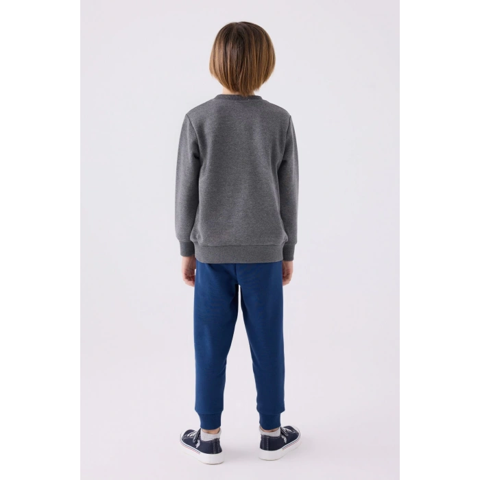 ERKEK GARSON EŞOFMAN TAKIMI - ANRASİT MELANJ