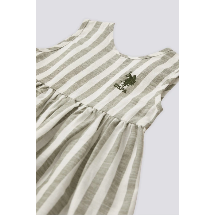 KIZ BEBEK 2 LI ELBİSE TAKIM - VİZON