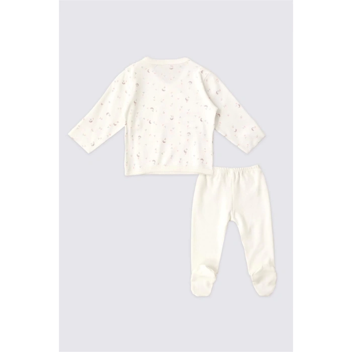 KIZ BEBEK 5 LI ZIBIN SETİ - KREM