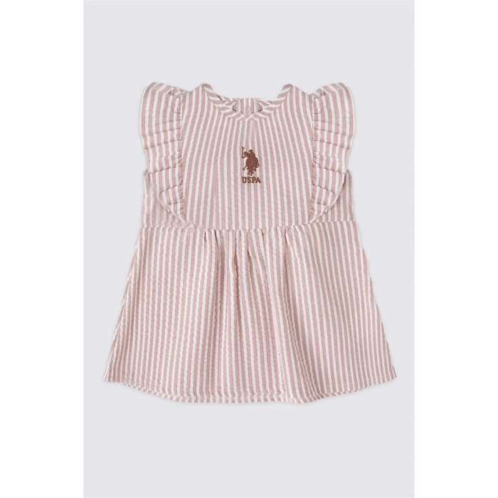 KIZ BEBEK ELBİSE - VİZON