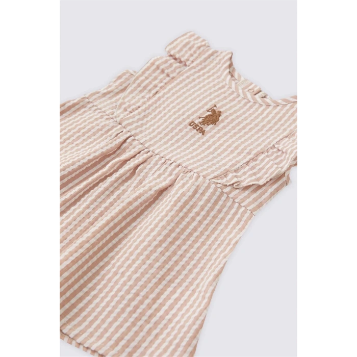 KIZ BEBEK ELBİSE - VİZON