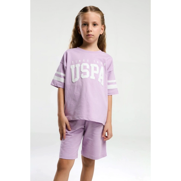 KIZ ÇOCUK BERMUDA TAKIM - MAUVE