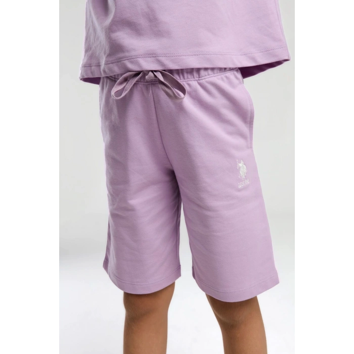 KIZ ÇOCUK BERMUDA TAKIM - MAUVE