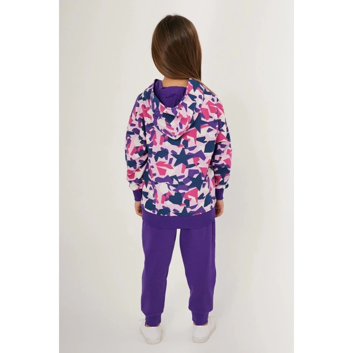 KIZ ÇOCUK EŞOFMAN TAKIM - MOR