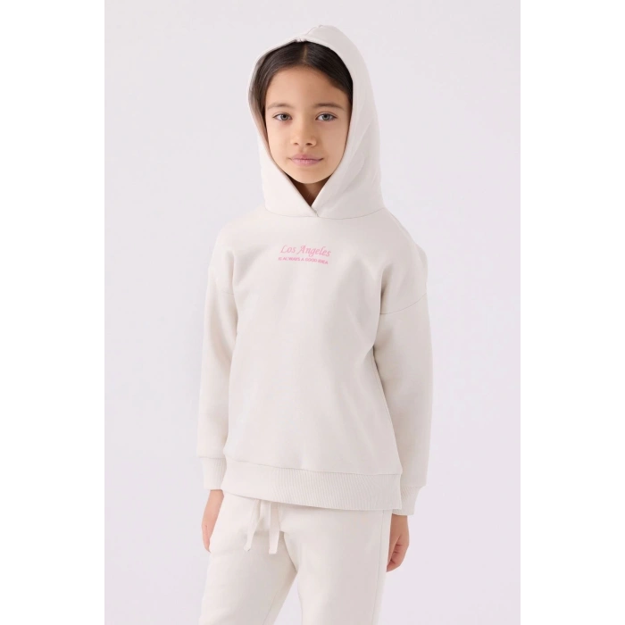 KIZ ÇOCUK EŞOFMAN TAKIM - TAŞ