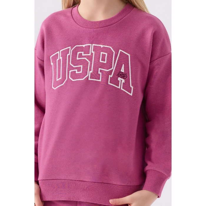 KIZ ÇOCUK EŞOFMAN TAKIMI - K.LEYLAK