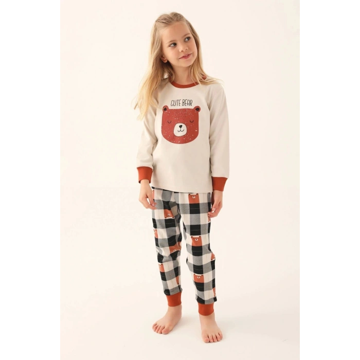 KIZ ÇOCUK İKİLİ TAKIM - BEJ