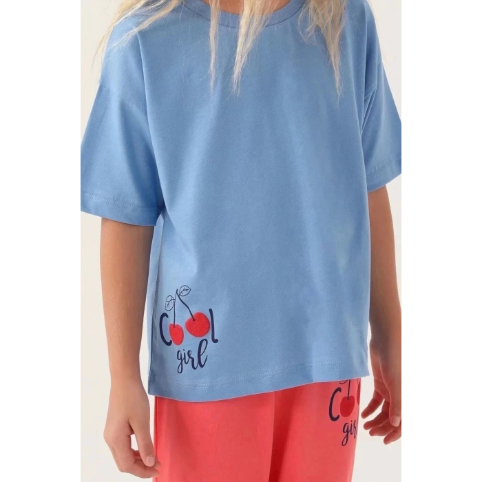 KIZ ÇOCUK İKİLİ TAKIM - KREM