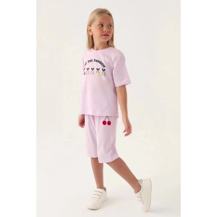 KIZ ÇOCUK KAPRİ TAKIM - ROSE