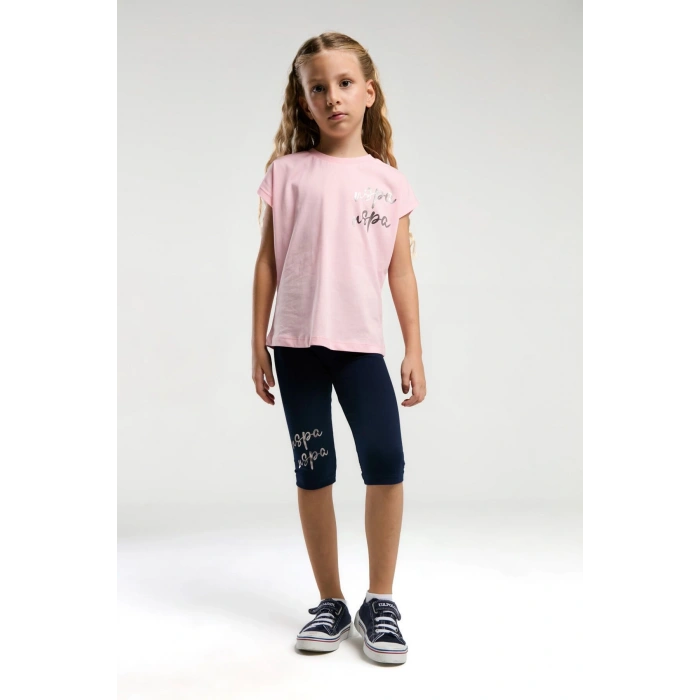 KIZ ÇOCUK KAPRİ TAYT TAKIM - SOMON