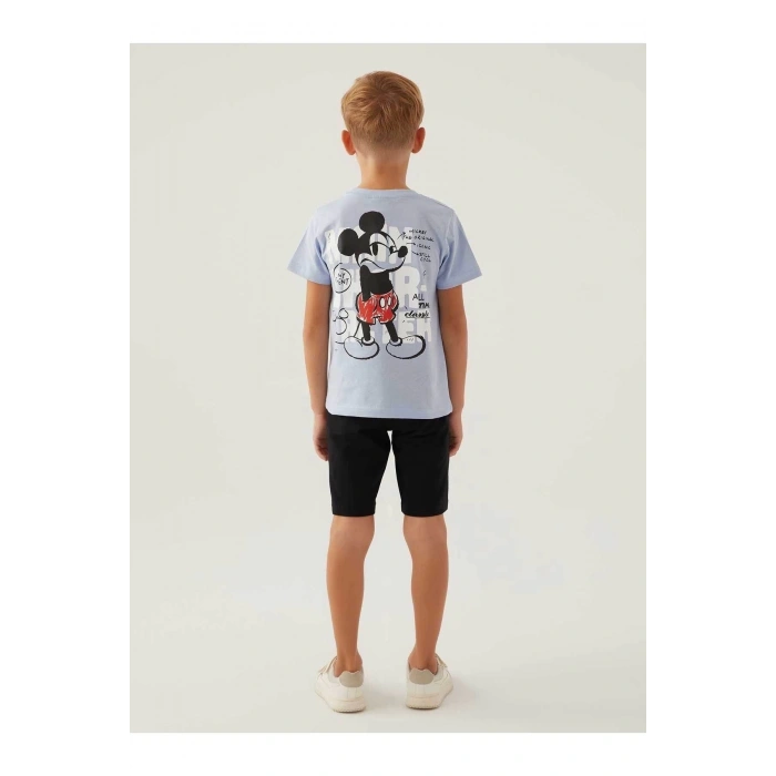 MICKEY MOUSE ERKEK ÇOCUK BERMUDA TAKIM - MAVİ