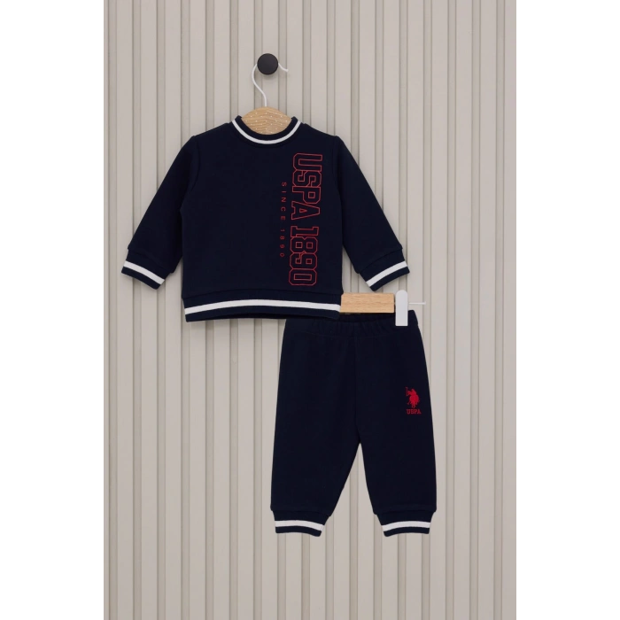 US POLO ERKEK BEBEK 2LI TAKIM  - LACİVERT