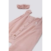 KIZ BEBEK SALOPET 2 Lİ TAKIM - AÇIK ROSE