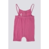 KIZ BEBEK 2 Lİ KISA KOL T-SHIRT TAKIM - Pembe