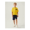 BATMAN ERKEK ÇOCUK BERMUDA TAKIM - Sarı