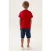 ERKEK ÇOCUK BERMUDA TAKIM - KIRMIZI