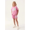KIZ ÇOCUK ŞORT TAKIM - ORKİDE