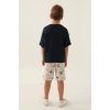 ERKEK ÇOCUK BERMUDA TAKIM - LACİVERT