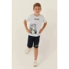 ERKEK ÇOCUK BERMUDA TAKIM - GÖKYÜZÜ