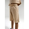 ERKEK ÇOCUK BERMUDA TAKIM - BEJ