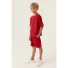 ERKEK ÇOCUK BERMUDA TAKIM - KIRMIZI