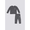 ERKEK BEBEK UZUN KOL 2Lİ TAKIM - COBALT