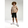 ERKEK ÇOCUK BERMUDA TAKIM - BEJ